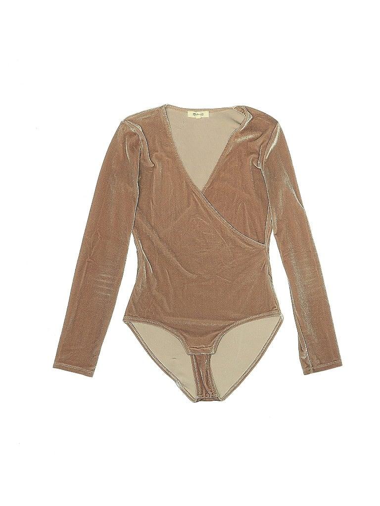 MADEWELL Pre-owned Bodysuit In Brown