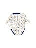 Coney Isle Ivory White Long Sleeve Onesie Size 3-6 mo - photo 2