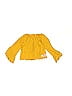 Ruffle Girl Yellow Long Sleeve Blouse Size 2 - photo 1