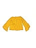 Ruffle Girl Yellow Long Sleeve Blouse Size 2 - photo 2