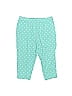 Carter's 100% Cotton Polka Dots Teal Casual Pants 6-9 MO / 9 MO - photo 1