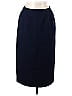 Evan Picone 100% Cotton Solid Blue Formal Skirt Size 8 - photo 1