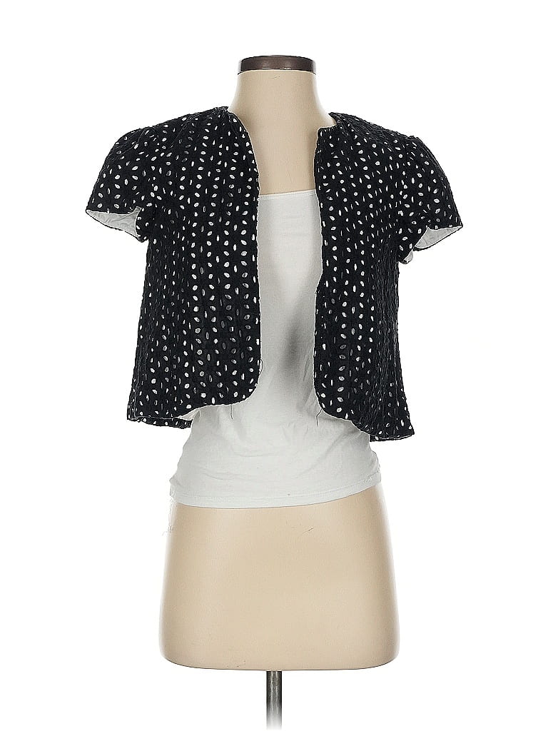 Pre-owned Michael Michael Kors Cardigan Sweater In Black