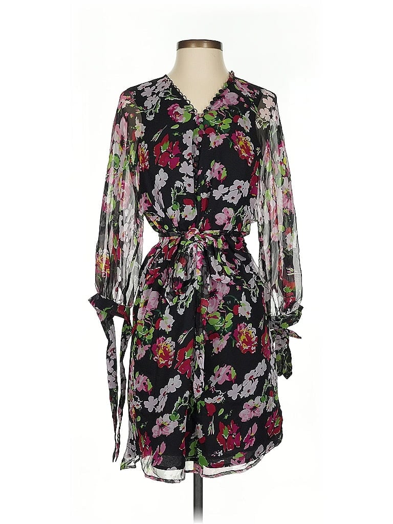 Pre-owned Equipment Casual Dress In Black