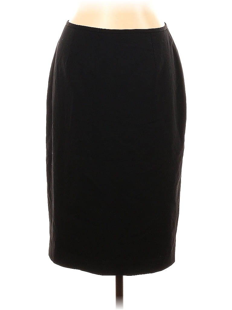 Click to view more detailed imagery on our partner's website Pre-owned Lafayette 148 Wool Skirt In Black