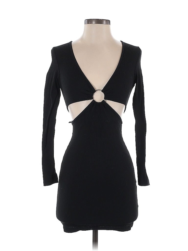 Pre-owned Mint Vanilla Cocktail Dress In Black