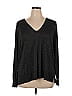 White Label The White Company Metallic Black Pullover Sweater Size XL - photo 1