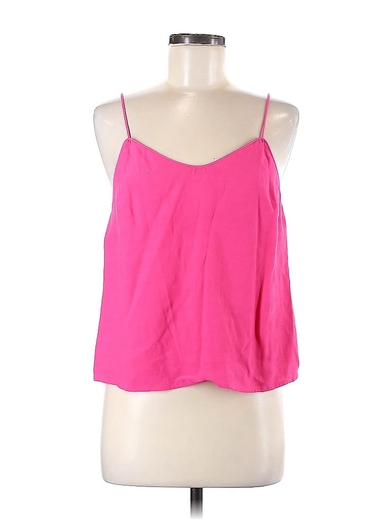 Pre-owned Wayf Tank Top Pink Halter Neckline Tops