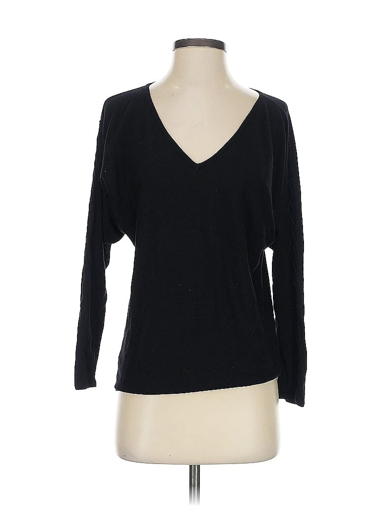 Pre-owned Splendid Pullover Sweater In Black