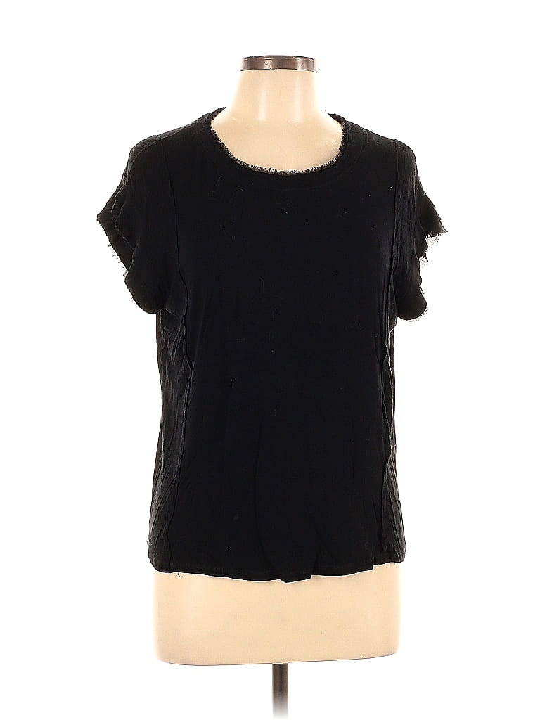 Dolan Black Short Sleeve Top Size L - photo 1