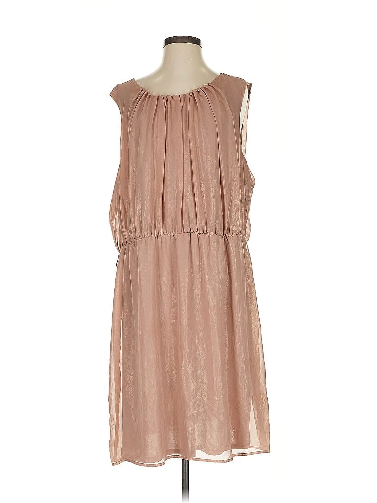 Pre-owned Worthington Casual Dress In Brown