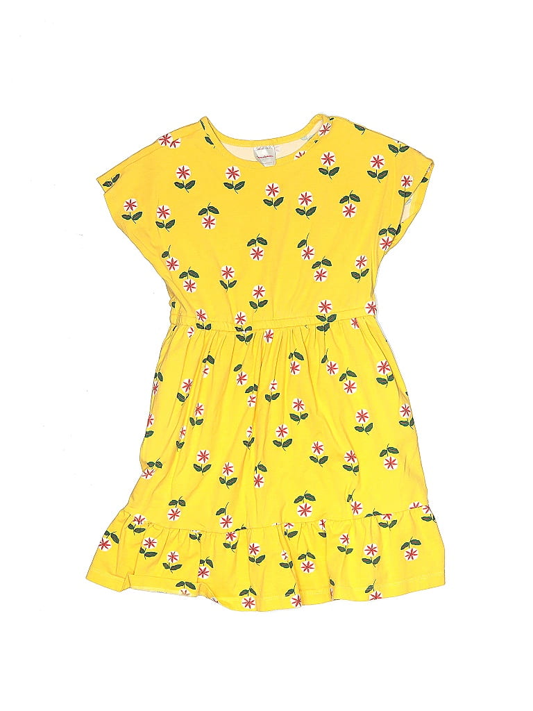 Hanna Andersson Yellow Dress Size 6 (big kids) - photo 1