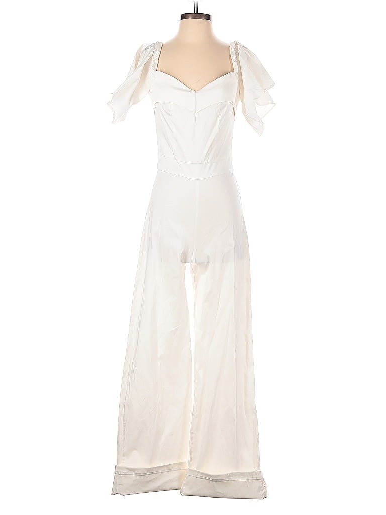 Pre-owned Assorted Brands Jumpsuit In White