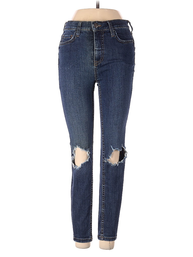 Pre-owned Free People Jeans In Blue