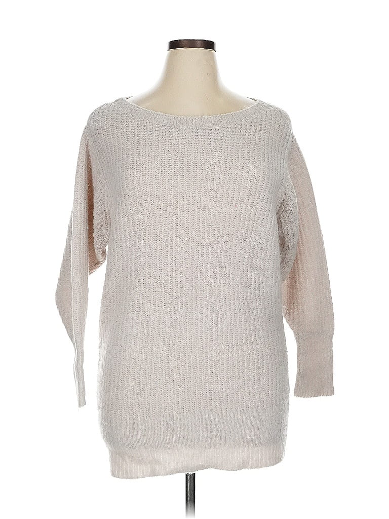 Pre-owned Express Pullover Sweater In Gray