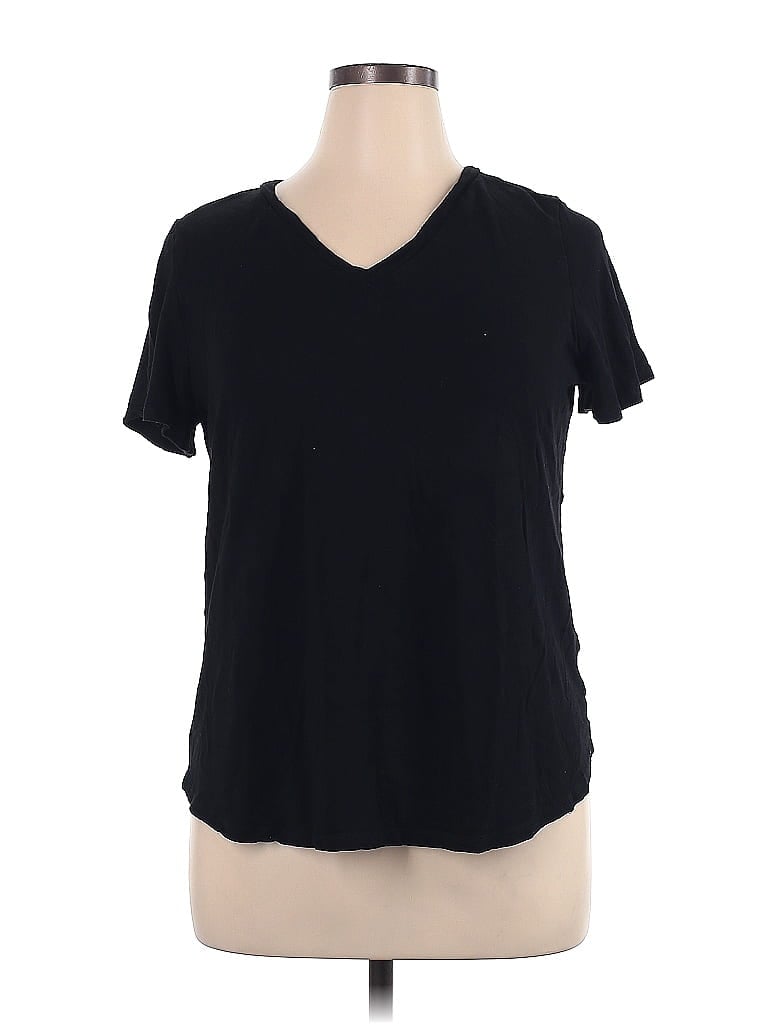 JESSICA SIMPSON Pre-owned Short Sleeve T-shirt In Black