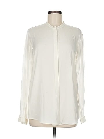 Fabiana Filippi Long Sleeve Silk Top (view 1)