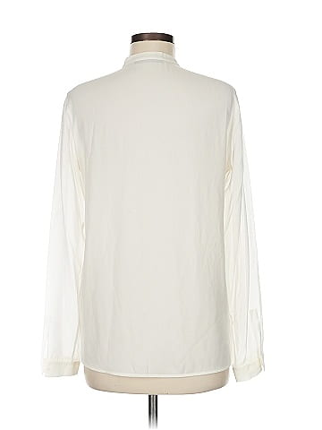 Fabiana Filippi Long Sleeve Silk Top (view 2)