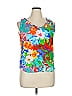 Johnny Was Teal Sleeveless Blouse Size XL - photo 1