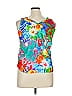 Johnny Was Teal Sleeveless Blouse Size XL - photo 2