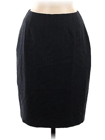 Linda Allard Ellen Tracy Wool Skirt (view 1)