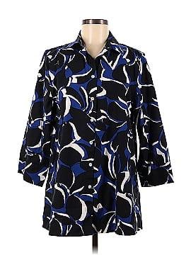Chico's 3/4 Sleeve Button-Down Shirt (view 1)