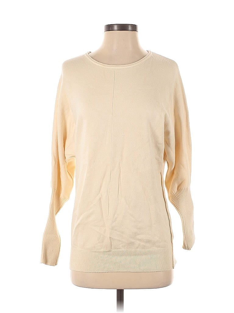 Pre-owned Unbranded Pullover Sweater In White