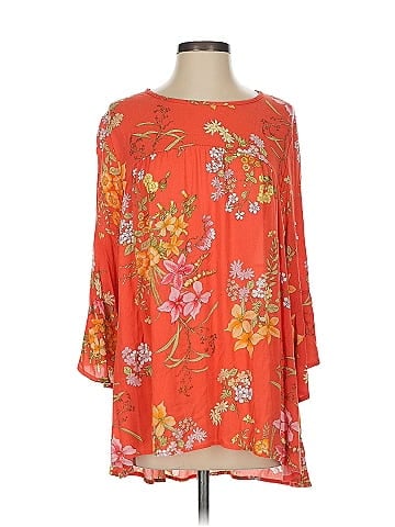 Chris & Carol 3/4 Sleeve Blouse (view 1)