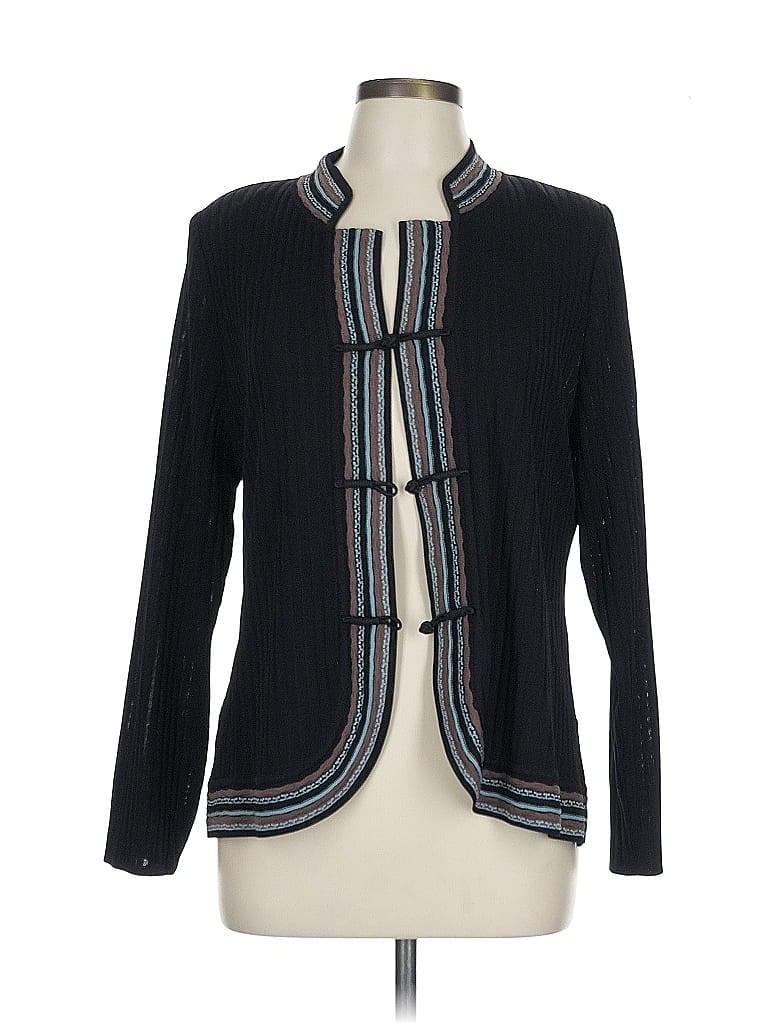 Pre-owned Misook Cardigan Sweater In Blue