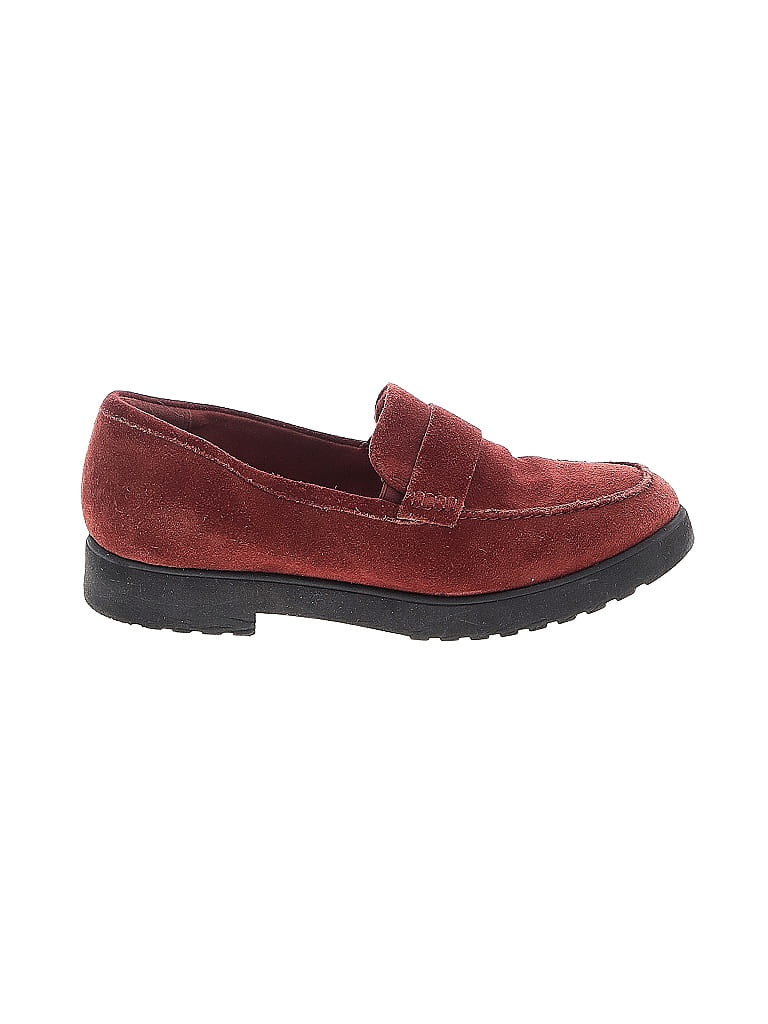 clarks red flats