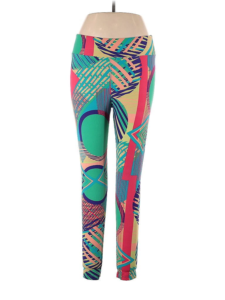 Lularoe Graphic Teal Active Pants Size 1X (Tall & Curvy) (Plus) - 44% ...