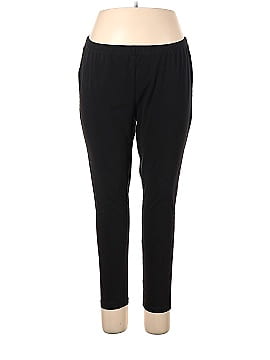 Faded glory black stretch pants best sale