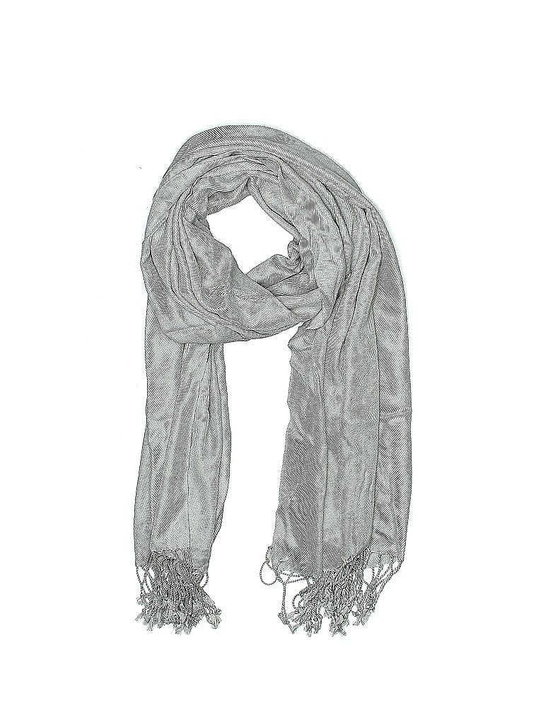 Pre-owned Assorted Brands Scarf In Gray