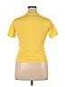 Hecho a Mano Yellow Short Sleeve Turtleneck Size XL - photo 2
