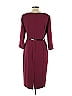 Donna Morgan Solid Burgundy Cocktail Dress Size 12 - photo 2