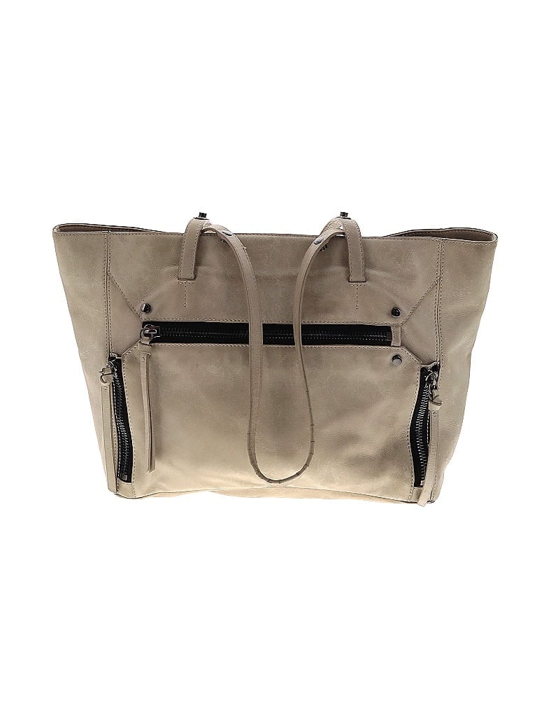 Botkier 100% Leather Gray Ivory Leather Tote One size - photo 1