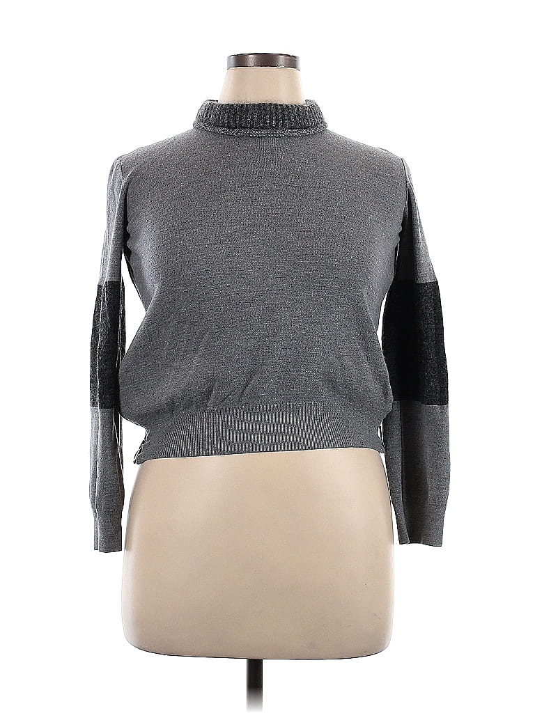Belstaff Gray Turtleneck Sweater Size XL - photo 1