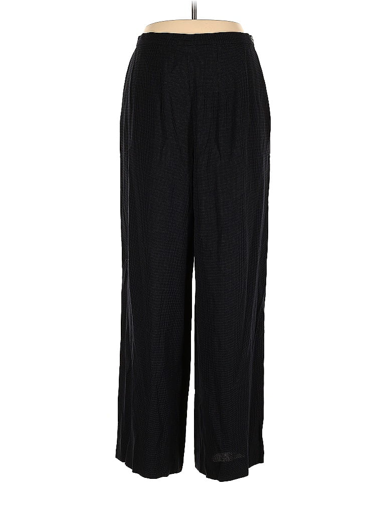 Giorgio Armani Black Blue Dress Pants Size EU (IT) 48 / US 12 - photo 1