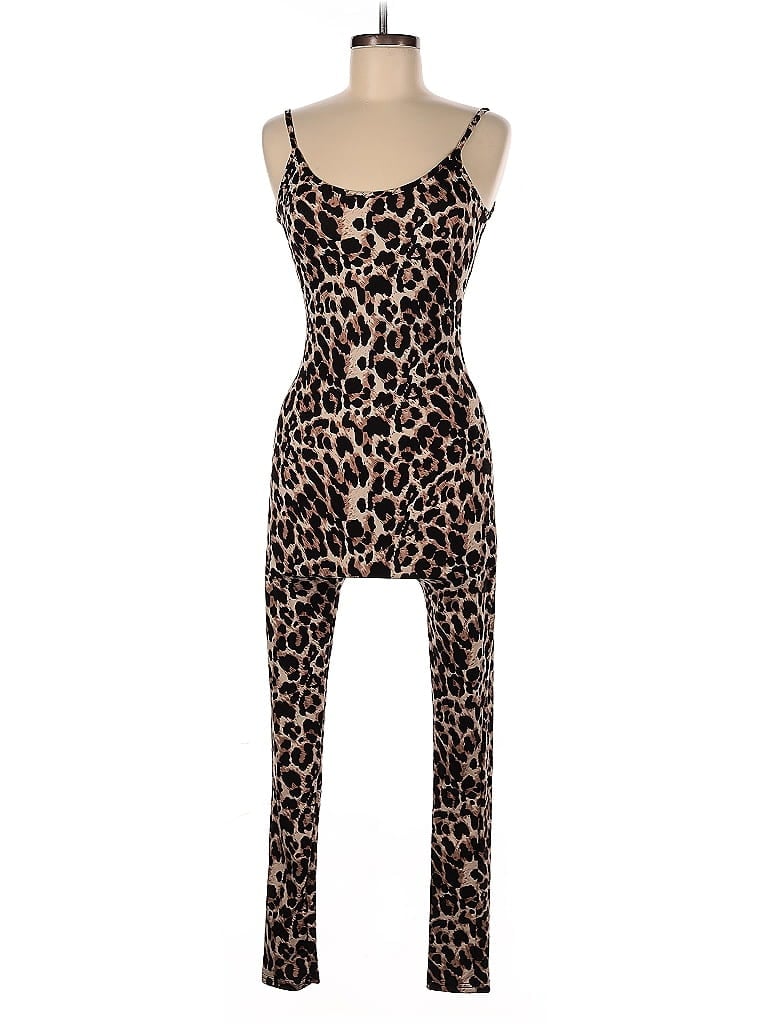 Pre-owned Unbranded Jumpsuit In Brown