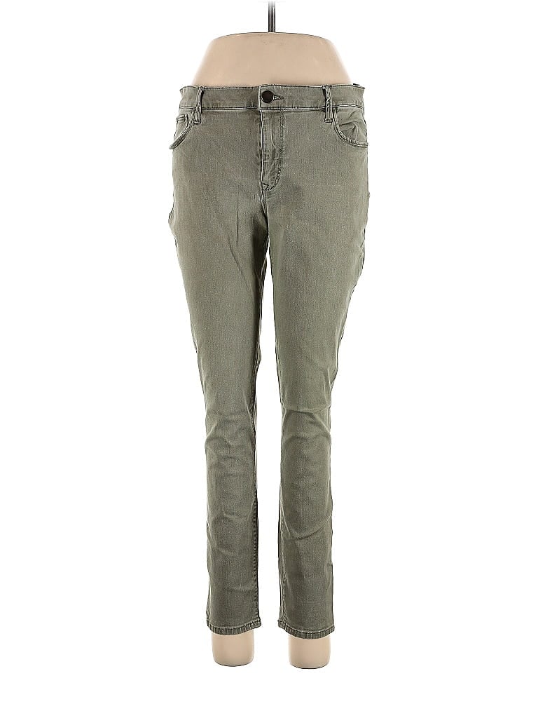 Pre-owned Express Khaki Pant In Green