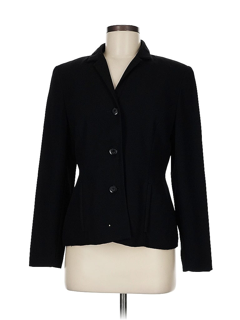 Click to view more detailed imagery on our partner's website Pre-owned Karen Scott Blazer Jacket In Black