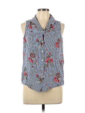 Fun2Fun Sleeveless Button-Down Shirt (view 1)