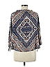 Daniel Rainn Silver 3/4 Sleeve Blouse Size M - photo 2