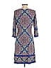 Wisp Print Gray Casual Dress Size P (petite) - photo 2