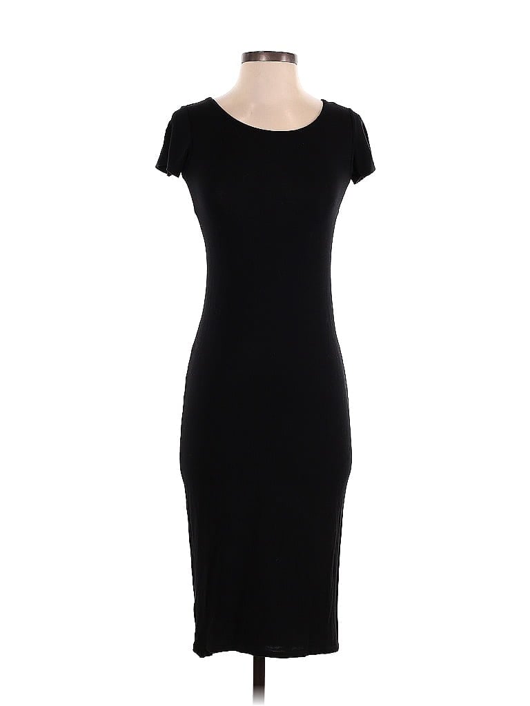 Pre-owned Boohoo Casual Dress In Black