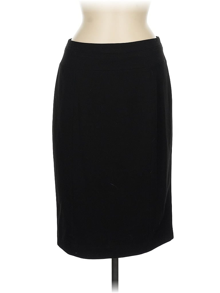 Pre-owned White House Black Market Formal Skirt In Black