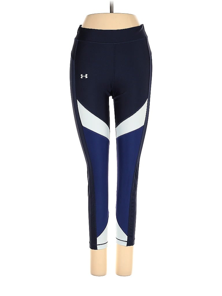 Pre-owned Under Armour Active Pants In Blue