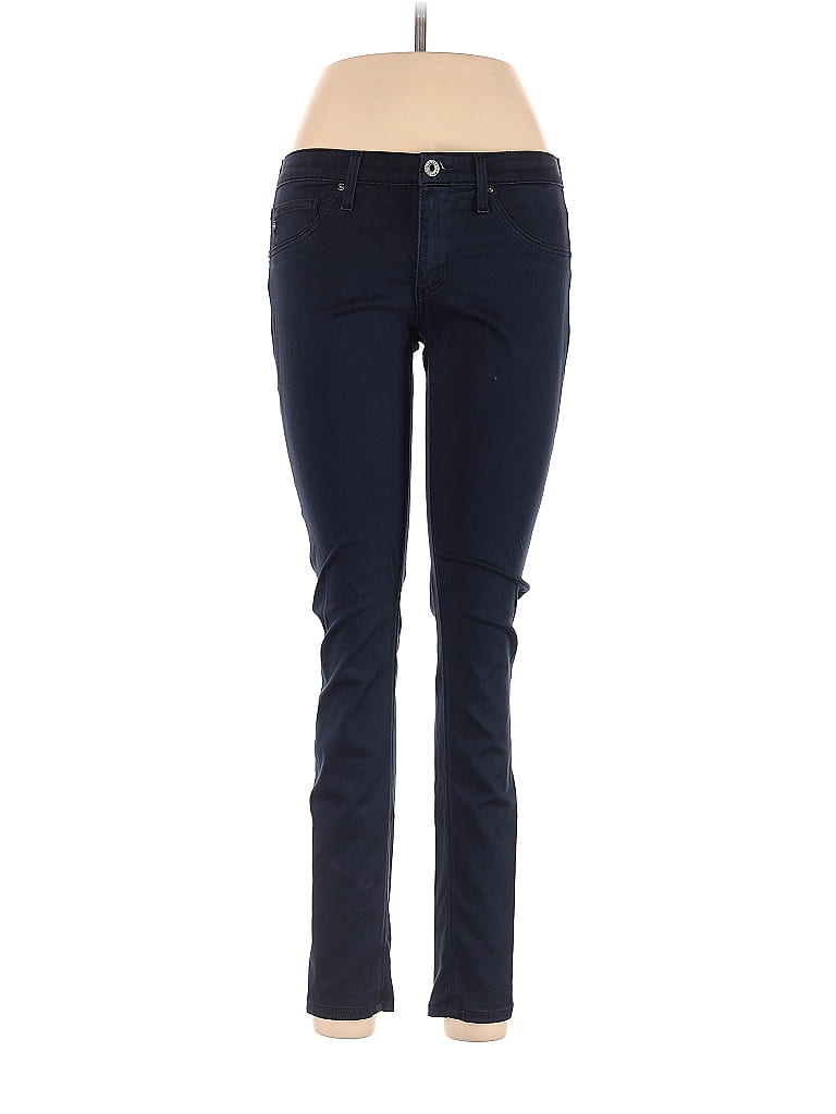 Adriano Goldschmied Solid Blue Jeggings Size 26 waist - photo 1
