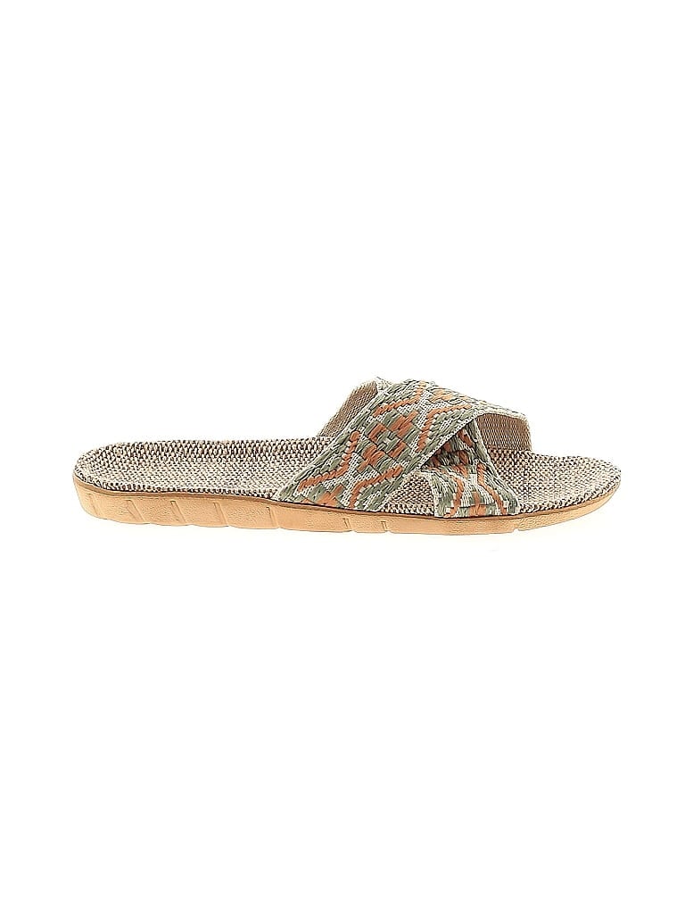 CD 26s Square - Toed Sandals Canvas Cowhide 685446
