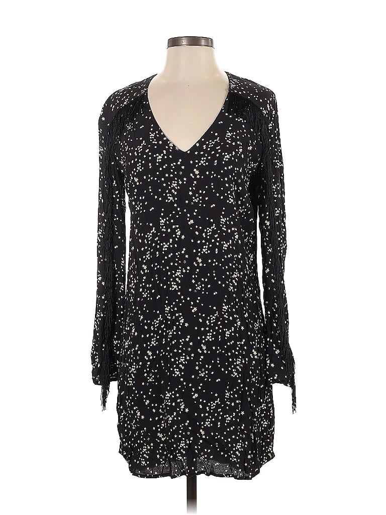 Scotch & Soda 100% Viscose Stars Black Casual Dress Size P (petite) - photo 1